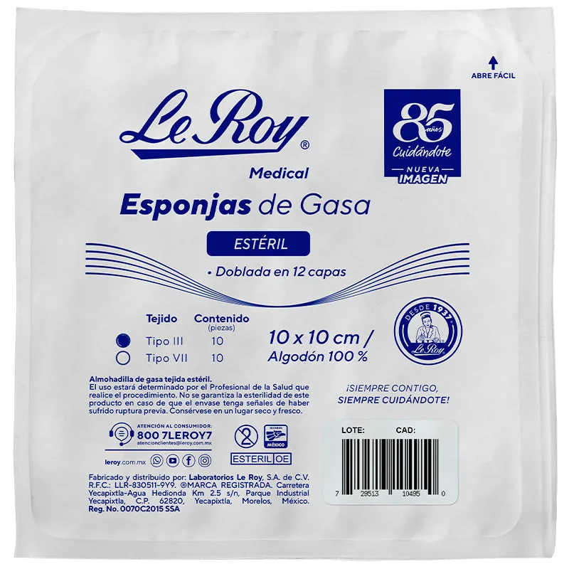 Le Roy wound-care gauze