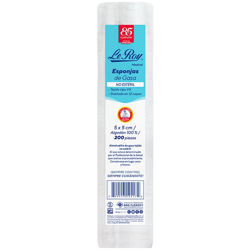 Gauze sponge / swab 5 × 5 cm