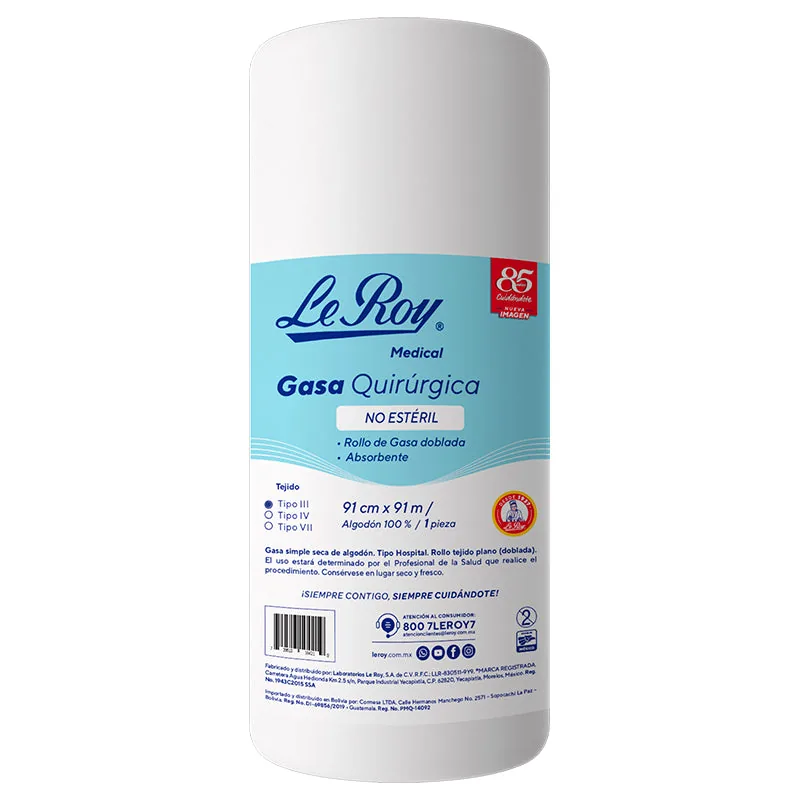 Gauze roll 91 cm × 91 m