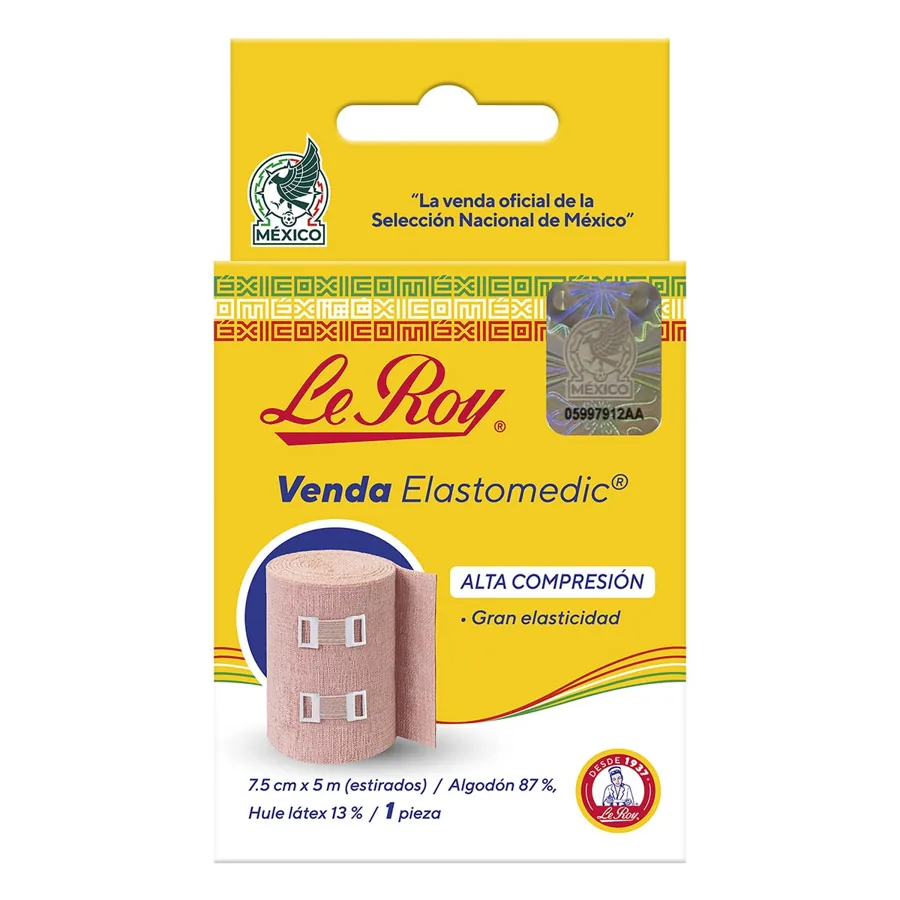 High-compression bandage (Elastomedic) 7.5 cm × 5 m